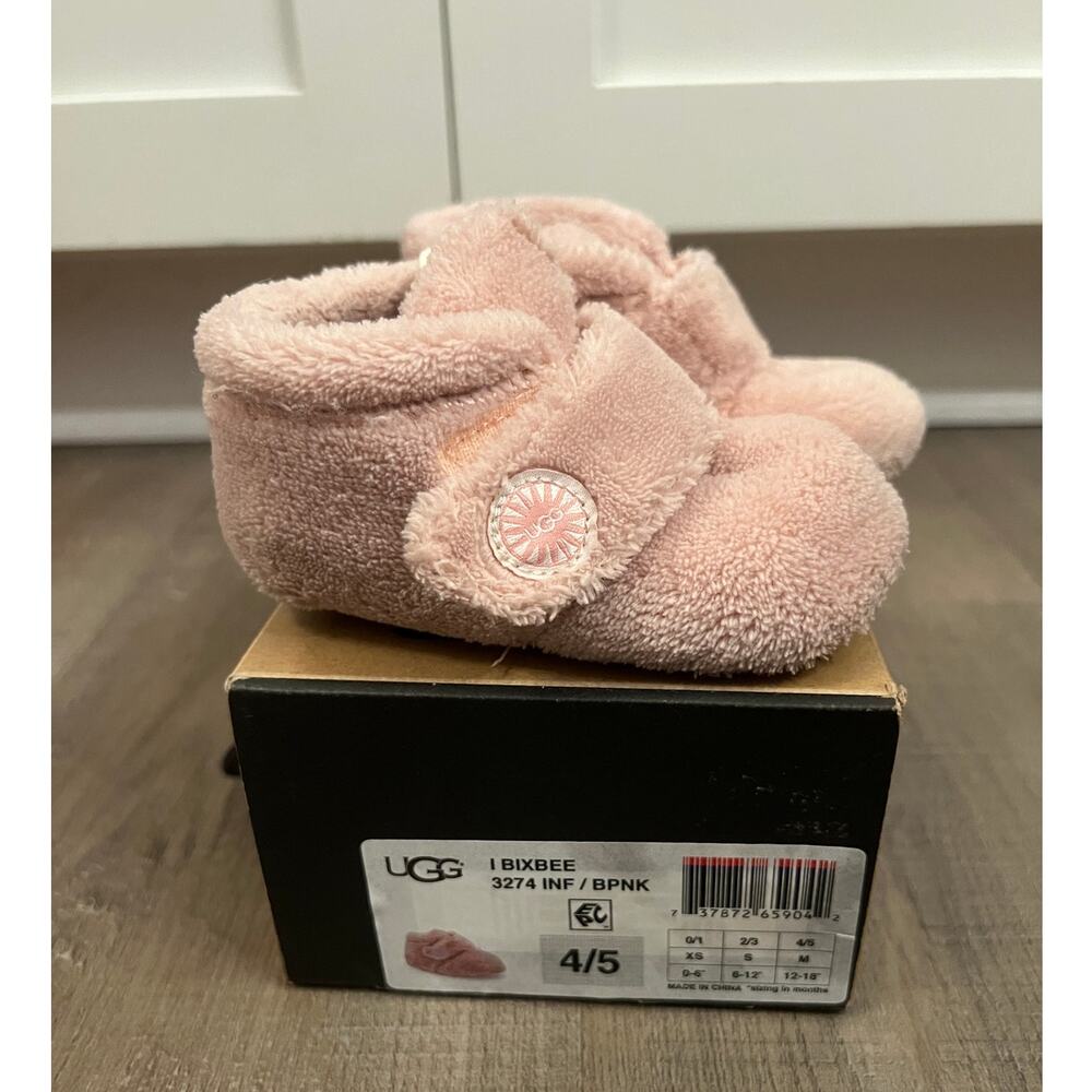 Ugg I Bixbee Pink Fuzzy Infant Bootie